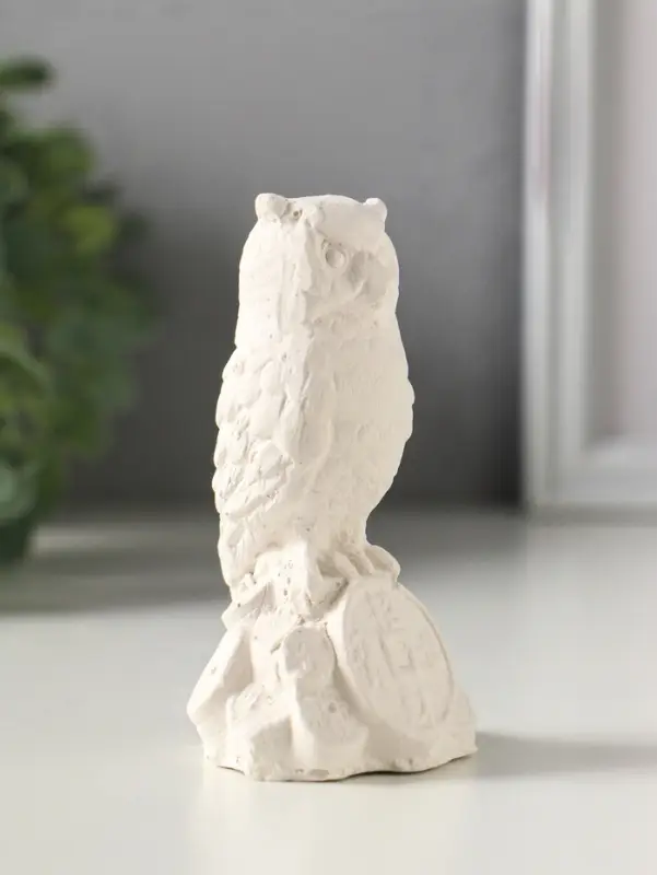 Фигурка гипс &laquo;Филин с деньгами&raquo;, 10&times;5 см