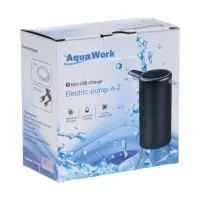 Помпа для воды Aqua Work А2, электрическая, 6 В, 1200 мАч, Type-C, белая