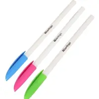 Ручка шариковая Berlingo. Perlamutik, синий стержень, узел 0.7 мм, МИКС