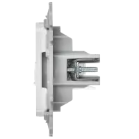 FLITE Розетка 2-местная компьютерная RJ45 категория 5Е UTP РК5е-2-0-ФлБ белый IEK