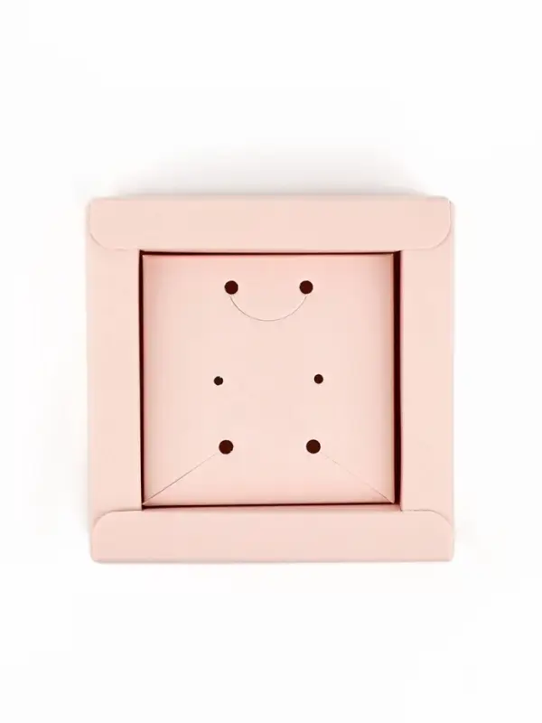 Коробка под бижутерию &laquo;Розово-бежевая&raquo;, 7.5&times;7.5&times;3 см