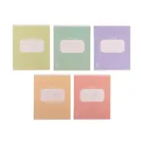 Тетрадь 18 листов в клетку Calligrata "Однотонная. Пастель", обложка мелованная бумага, блок офсет, белизна 95%, МИКС