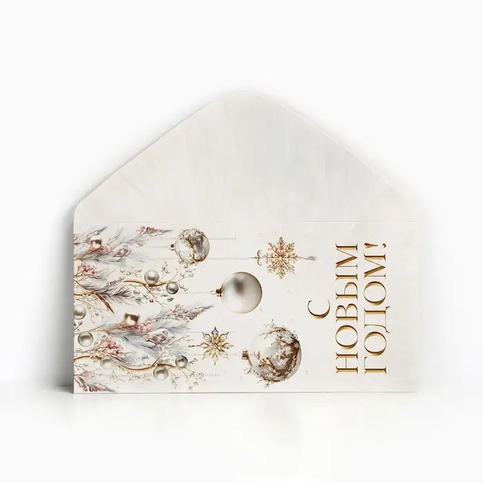 Конверт для денег «С Новым годом», 16.5×8 см Конверт для денег «С Новым годом», 16.5×8 см