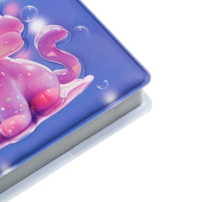 Записная книжка подарочная 96л,линия, цветной блок,обложка ПВХ 3D Кошка (9,5х10,5см) Записная книжка подарочная 96л,линия, цветной блок,обложка ПВХ 3D Кошка (9,5х10,5см)