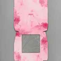 Коробка подарочная с окном &laquo;Подарок&raquo;, 20&times;20&times;4 см, самосборная