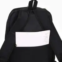 Рюкзак молодёжный на молнии, с карманами, с цифрой 13, размер 31&times;15&times;45 см, чёрный