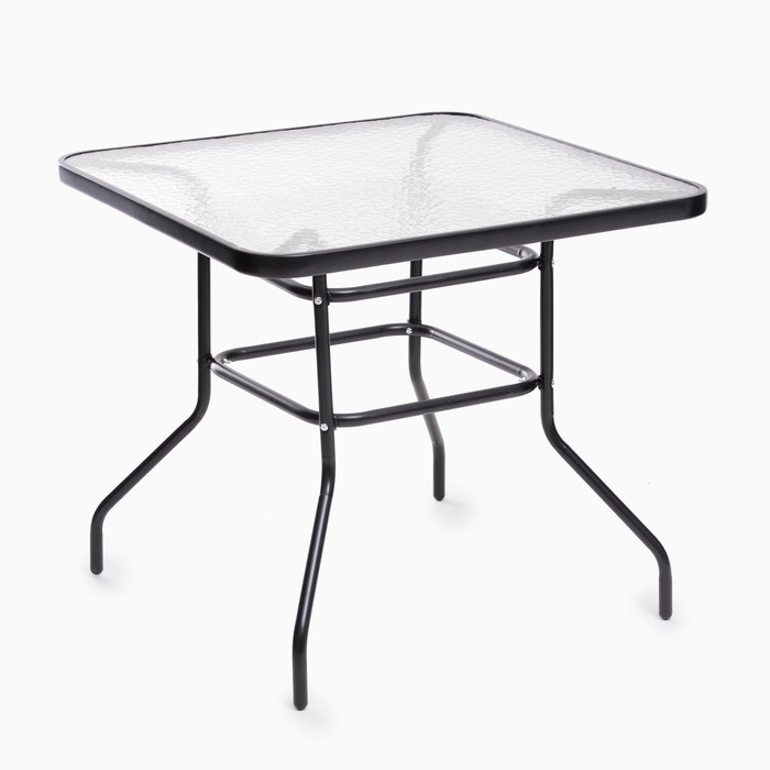 Стол садовый, черный, 80 х 80 х 73 см, нагрузка до 35 кг Стол садовый, черный, 80 х 80 х 73 см, нагрузка до 35 кг