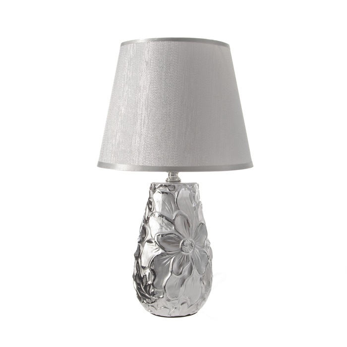 Настольная лампа Настольная лампа "Кидди" Е14 40Вт серебро 20х20х34 см