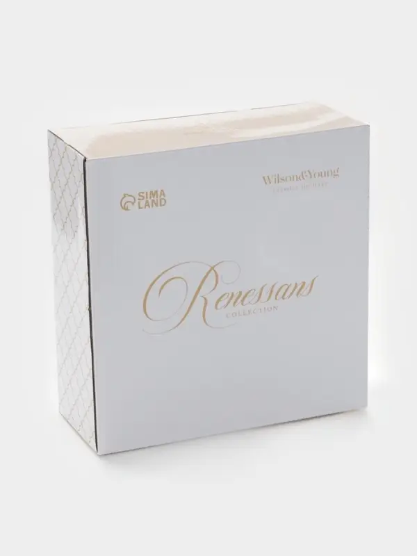 Тарелки глубокие WY Renessans, 850 мл, d=22.5 см, набор 2 шт., фарфор, белые