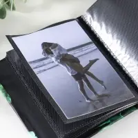 Фотоальбом "Флора" 100ф 10X15см, ПП карм., черные страницы, черные страницы