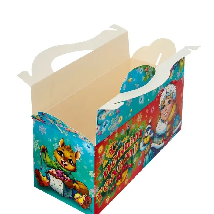 Подарочная новогодняя коробка «Снегурочка»23×10×10 см Подарочная новогодняя коробка «Снегурочка»23×10×10 см