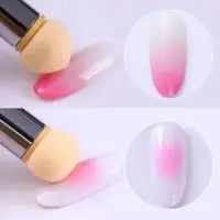 Сменные спонжи для маникюра, набор 10 шт., d=1.5 см, бежевые