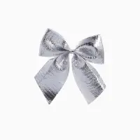 Ёлочные игрушки &laquo;Сюрприз&raquo;, набор 16 шт. (4 шара, 4 банта, 4 подарка, 4 шишки), серебристый/голубой