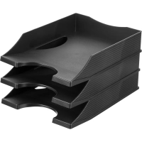 Лоток горизонтальный Attache office лайт черный юпп