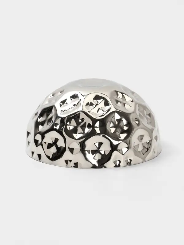 Миска гранёная, 25&times;25&times;12.5 см, нержавеющая сталь