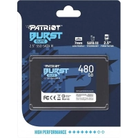 SSD накопитель Patriot BURST ELITE SATA 2.5 480GB (PBE480GS25SSDR)