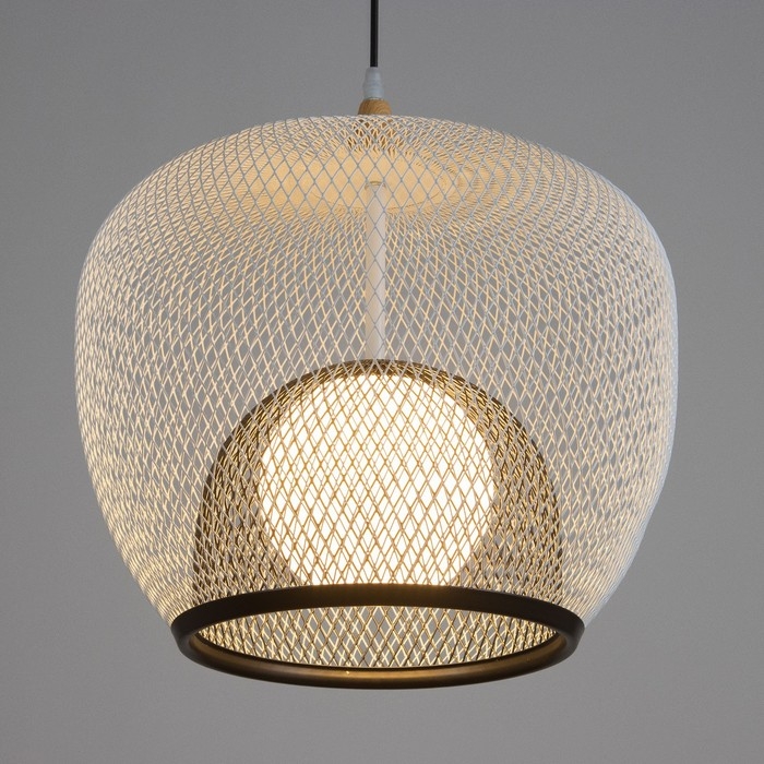 Светильник BayerLux Светильник BayerLux "Маура" Е27 40Вт бело-черный 40х40х32-132см