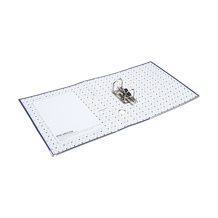 Папка-регистратор 75мм, А4, Calligrata Папка-регистратор 75мм, А4, Calligrata "Mega", бумвинил, с карманом на корешке, нижний металлический кант, синяя