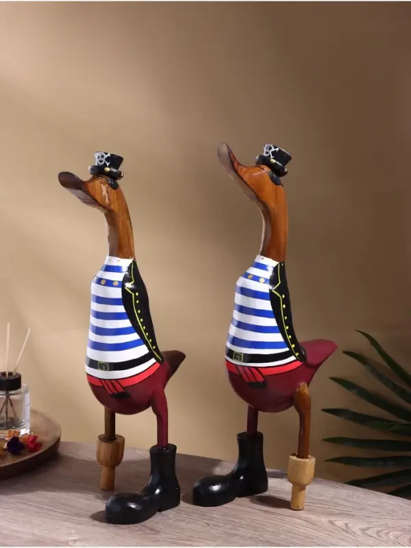 Сувенир &laquo;Утка - пират&raquo;, 50 см, дерево