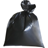 Мешки для мусора ПВД 120л 30мкм 50шт/уп черные 70х110см Luscan