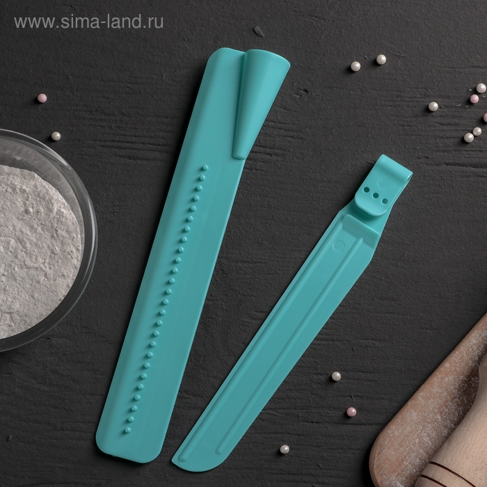 Шпатель кондитерский угловой Доляна, 2 части, 23,5×4,7×2,6 см Шпатель кондитерский угловой Доляна, 2 части, 23,5×4,7×2,6 см