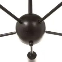 Люстра &laquo;Кон&raquo; 5&times;40 Вт Е27 черный 50&times;50&times;43 см