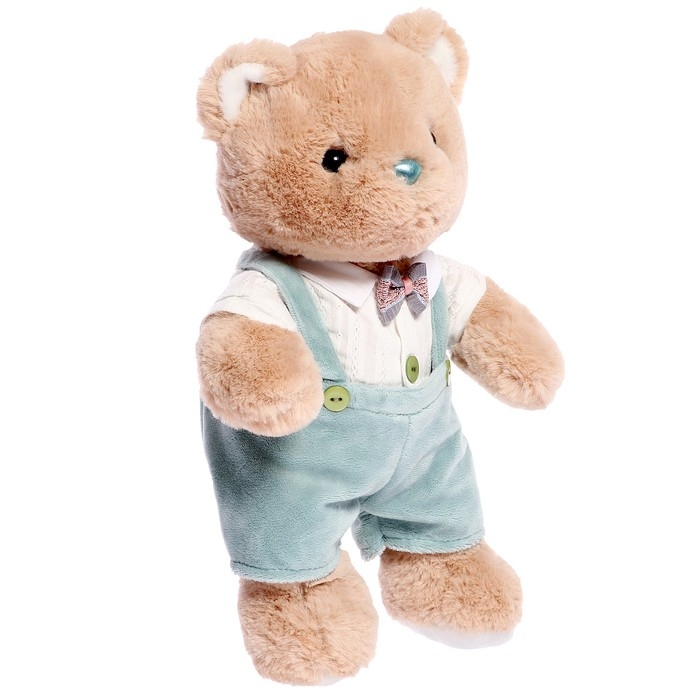 Мягкая игрушка «Мишка», в зелёных штанишках, 30 см