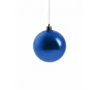 Ёлочные игрушки &laquo;Полночь&raquo;, шары новогодние, d=5.5 см, 9 шт., завитки, синий белый