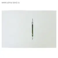 Скоросшиватель "Дело", белый, мелованный картон, 320 г/м²