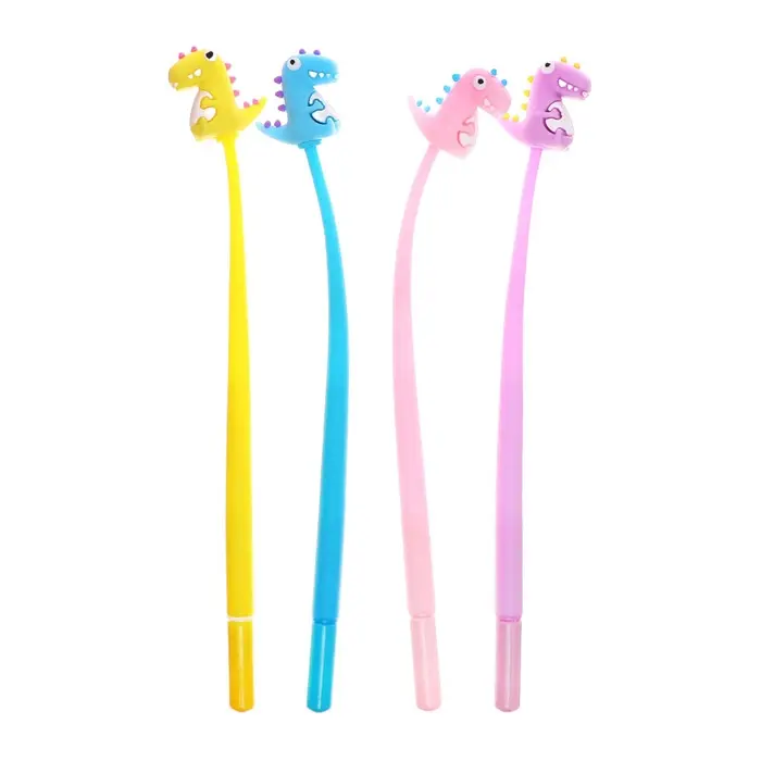 Ручка - прикол гелевая «Дино», синий стержень, МИКС Ручка - прикол гелевая «Дино», синий стержень, МИКС