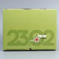 Коробка подарочная сборная, упаковка, «23 февраля», 30 х 23 х 12 см Коробка подарочная сборная, упаковка, «23 февраля», 30 х 23 х 12 см