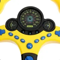 Руль музыкальный "Cупер водитель" с кронштейном, свет, звук