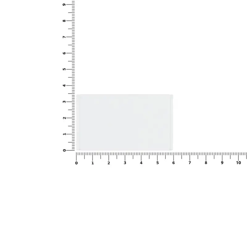 Лейбл из ПВХ Dzeta, M, белый