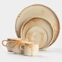 Кружка Magistro Organic brown, 320 мл, фарфор, бежевая