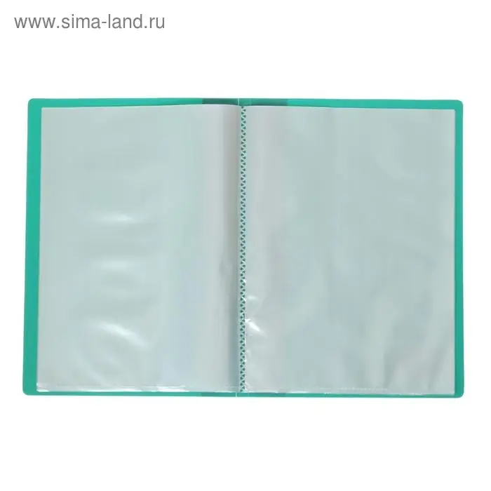 Набор папок А5, 20 вкладышей, Calligrata, карман на корешке, микс, 4 штуки