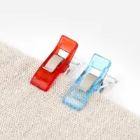 Зажимы для шитья и кроя/прищепки для шитья 1*2,7см (наб 50шт цена за наб) разноцвет в банке   109430