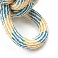 Игрушка для больших, канатная "Огромный мяч с петлей",до 25 см, до 340 гр