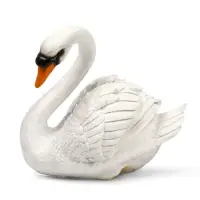 Садовая фигура из полистоуна &laquo;Лебедь&raquo;, 40&times;37&times;25 см