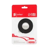 Клейкая лента TORSO, двусторонняя, вспененная, 6 мм &times; 2 м