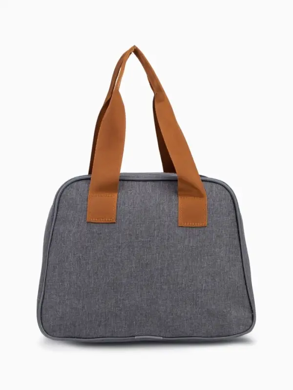 Термосумка на молнии 7 л, серая