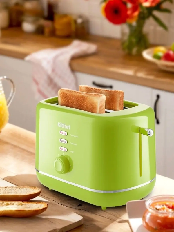 Тостер для хлеба техника для кухни КТ-2050 - 2 слота