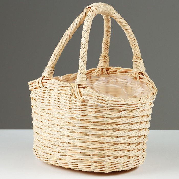 Корзина плетеная, 23 x 17 x 10 x 13/24 см, ротанг Корзина плетеная, 23 x 17 x 10 x 13/24 см, ротанг