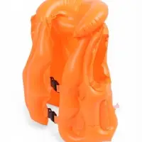 Жилет для плавания, размер S, цвет оранжевый