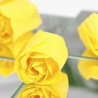 Мыльные розы, жёлтые, набор 3 шт.