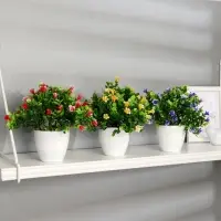 Искусственный цветок в горшке &laquo;Примула галант&raquo;, 17&times;19 см, МИКС