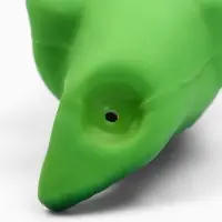 Игрушка пищащая для собак из латекса "Крокодил", 20,5 х 6,5