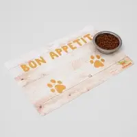 Коврик под миску &laquo;Пижон&raquo; Bon Appetit с нескользящим основанием 43&times;28 см