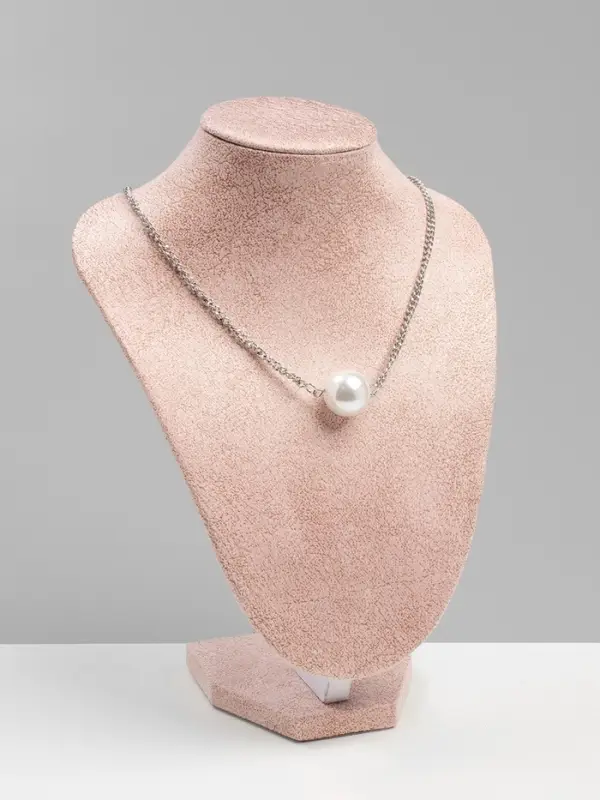 Бюст для украшений QF, 16&times;11&times;21 см, розовый