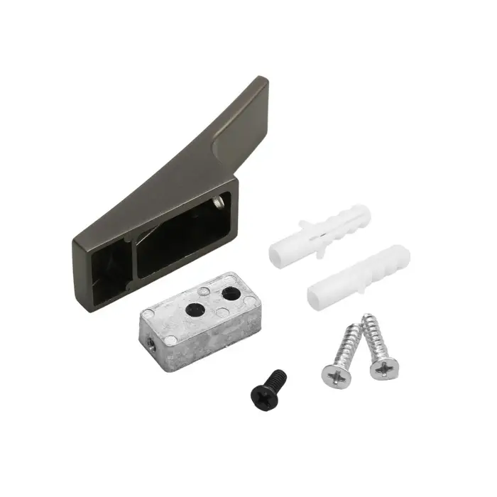 Крючок мебельный CAPPIO ASPHODEL, однорожковый, цвет графит