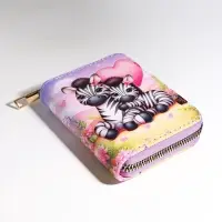 Кошелёк на молнии &laquo;Зебры&raquo;, разноцветный